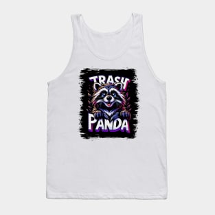 Ecstatic Raccoon: Neon Nights Tank Top